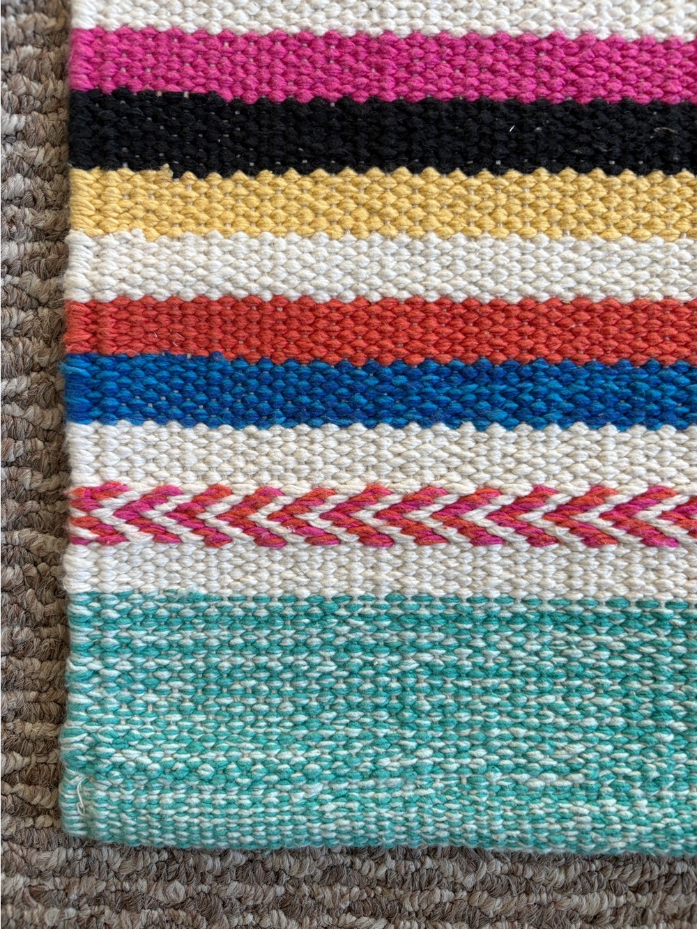 Goodweave Small Multi-Colored Accent Rug - Picture 5 of 5